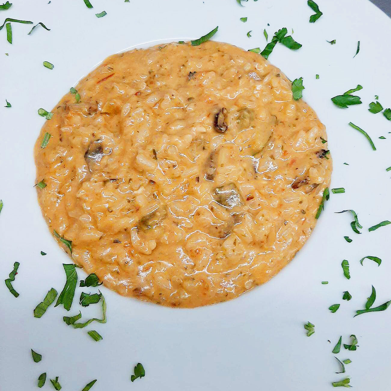 risotto with grilled vegetables